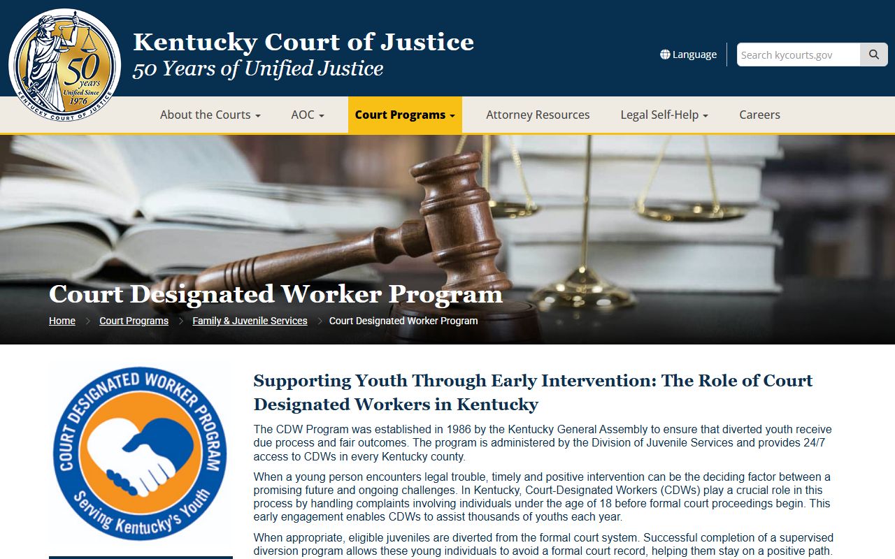 Russell County arrest records Kentucky juvenile services page