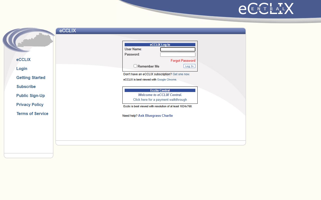 Russell County court records eCCLIX login access